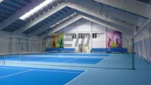 Sportovní haly - tenisová hala Kasachstan