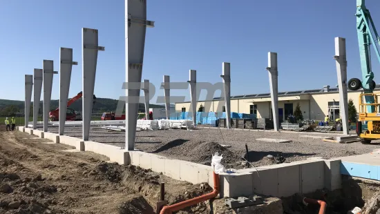 CONTI engineering - Montáž ocelové konstrukce