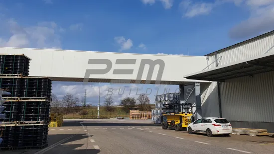 M. Preymesser logistika - Dokončená stavba mostu