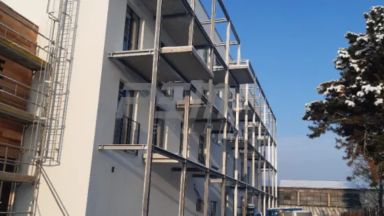 Balkonové konstrukce Čelákovice - Dokončení stavby