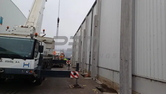 Montáž betonové konstrukce