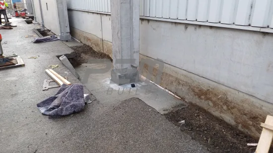 Montáž betonové konstrukce